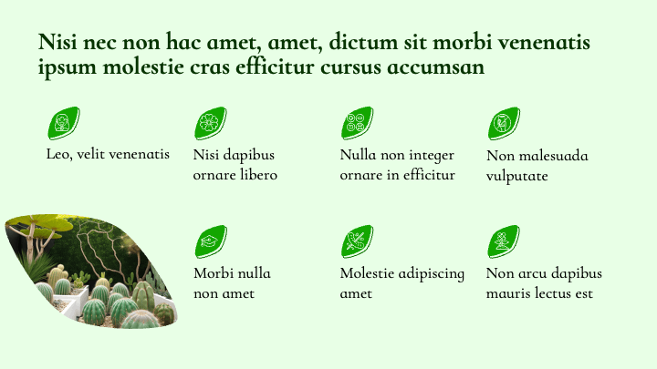 Eco Leaf Green Sustainable slide 8